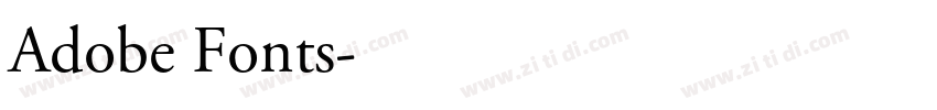 Adobe Fonts字体转换